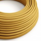 Round Electric Cable 150 ft (45,72 m) coil RM25 Mustard Rayon - UL listed