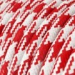 Cable eléctrico redondo en bobina de 45.72 mts (150 pies) RP09 Efecto Seda Bicolor Rojo - Homologado UL