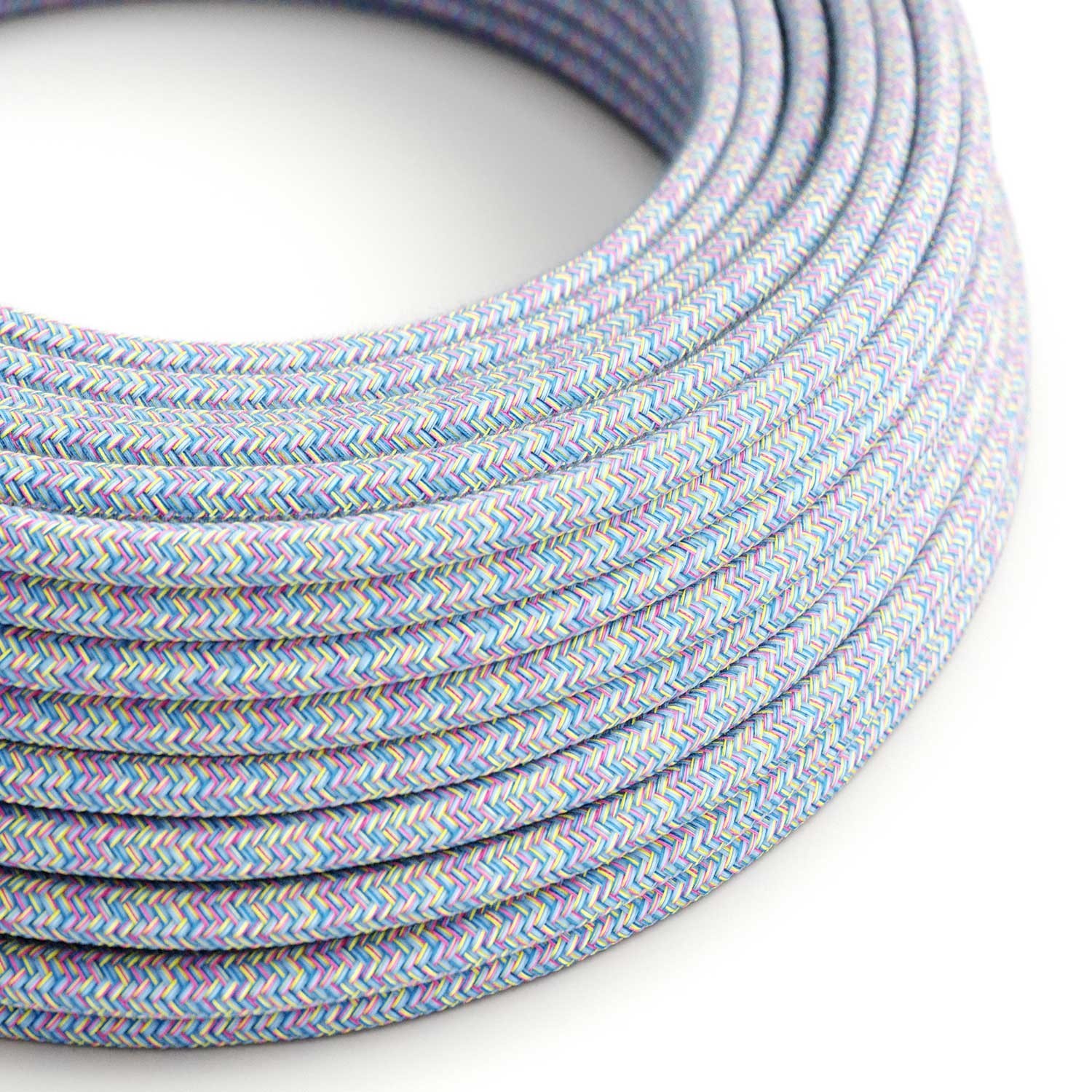 Cable eléctrico redondo en bobina de 45.72 mts (150 pies) RX09 Algodón Lollipop - Homologado UL