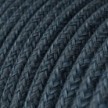 Cable eléctrico redondo en bobina de 45.72 mts (150 pies) RX10 Algodón Azul Mirage - Homologado UL