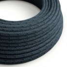 Cable eléctrico redondo en bobina de 45.72 mts (150 pies) RX10 Algodón Azul Mirage - Homologado UL