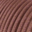 Cable eléctrico redondo en bobina de 45.72 mts (150 pies) RX11 Algodón Marsala - Homologado UL