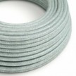 Cable eléctrico redondo en bobina de 45.72 mts (150 pies) RX12 Algodón Azul Calina - Homologado UL