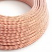 Cable eléctrico redondo en bobina de 45.72 mts (150 pies) RZ15 Efecto Seda ZigZag Naranja - Homologado UL