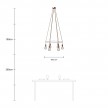 6-fall Cage Globe Lamp