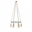 6-fall Cage Globe Lamp