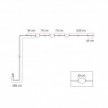3-light Outdoor String Light IP67 - Marina3