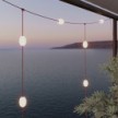 Grid-style Outdoor String Light with 7 Lights IP67 - Marina GRID