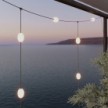 Grid-style Outdoor String Light with 7 Lights IP67 - Marina GRID