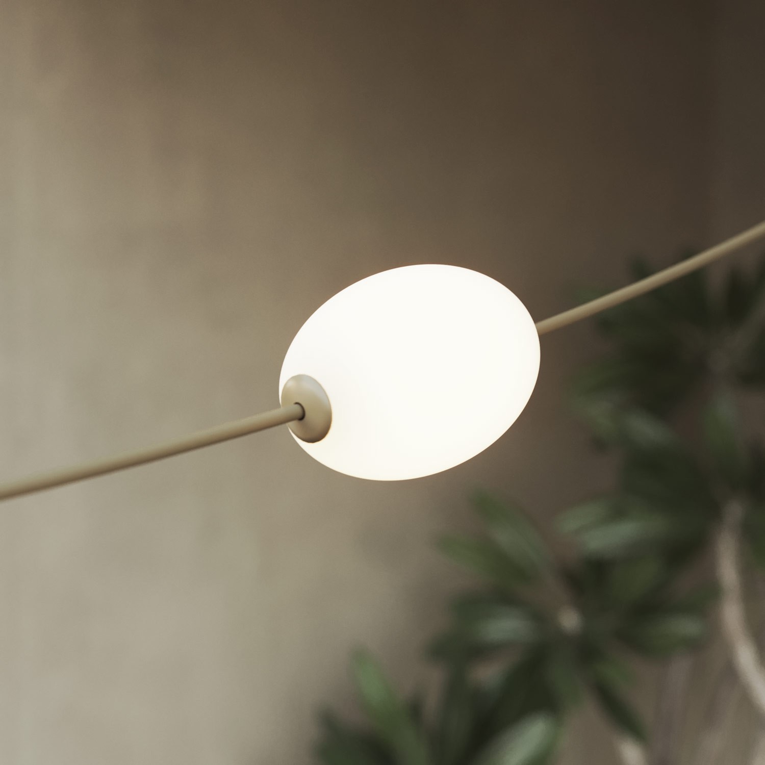 Grid-style Outdoor String Light with 7 Lights IP67 - Marina GRID
