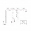 Grid-style Outdoor String Light with 7 Lights IP67 - Marina GRID