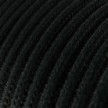 Round Electric Cable RC04 Black Cotton - UL listed