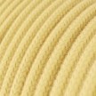 Cable eléctrico redondo RC10 Algodón Amarillo Pálido - Certificación UL