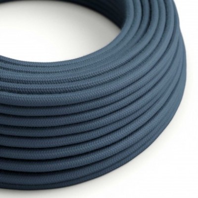 Round Electric Cable RC30 Stone Gray Cotton - UL listed