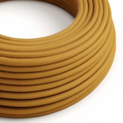 Round Electric Cable RC31 Golden Honey Cotton - UL listed