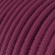 Round Electric Cable RC32 Burgundy Cotton - UL listed