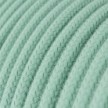 Round Electric Cable RC34 Milk and Mint Cotton - UL listed