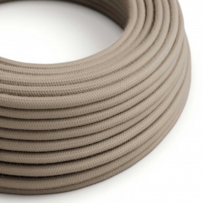 Round Electric Cable RC43 Dove Cotton - UL listed