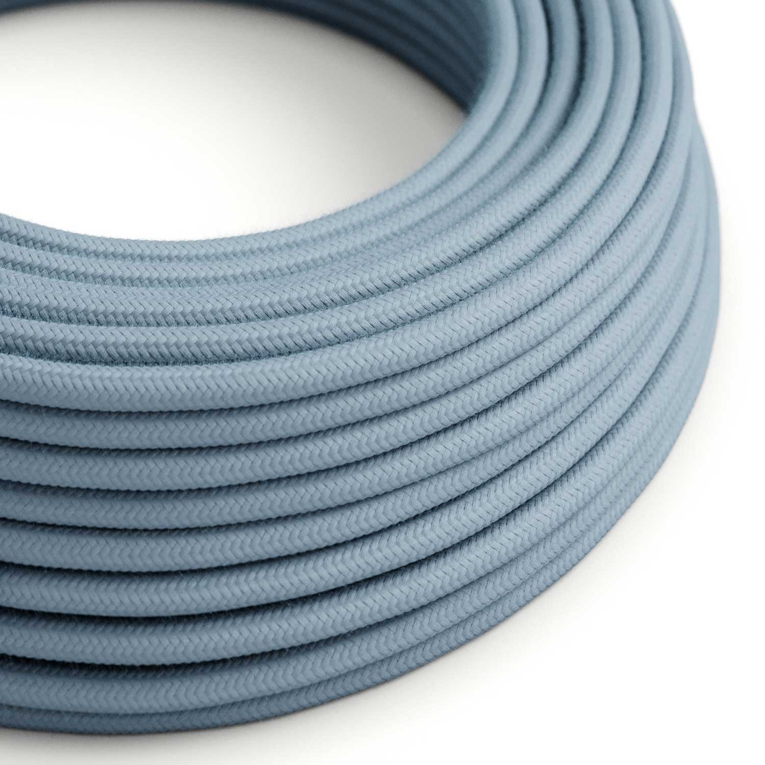 Cable eléctrico redondo RC53 Ocean Cotton - Certificación UL