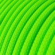 Round Electric Cable RF06 Green Fluo Rayon - UL listed