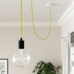 Round Electric Cable RF10 Yellow Fluo Rayon - UL listed