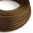 Cable eléctrico redondo RL13 Rayón marrón brillante - Certificación UL