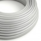Cable eléctrico redondo RM02 Rayón plateado - Certificación UL