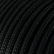 Cable eléctrico redondo RM04 Rayón negro - Certificación UL