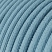 Round Electric Cable RM17 Baby Azure Rayon - UL listed