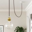 Round Electric Cable RM19 Burgundy Rayon - UL listed