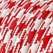 Round Electric Cable RP09 Bicoloured Red Rayon - UL listed
