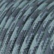 Cable eléctrico redondo RP25 Bicolor Gris Piedra y Algodón Océano - Certificación UL
