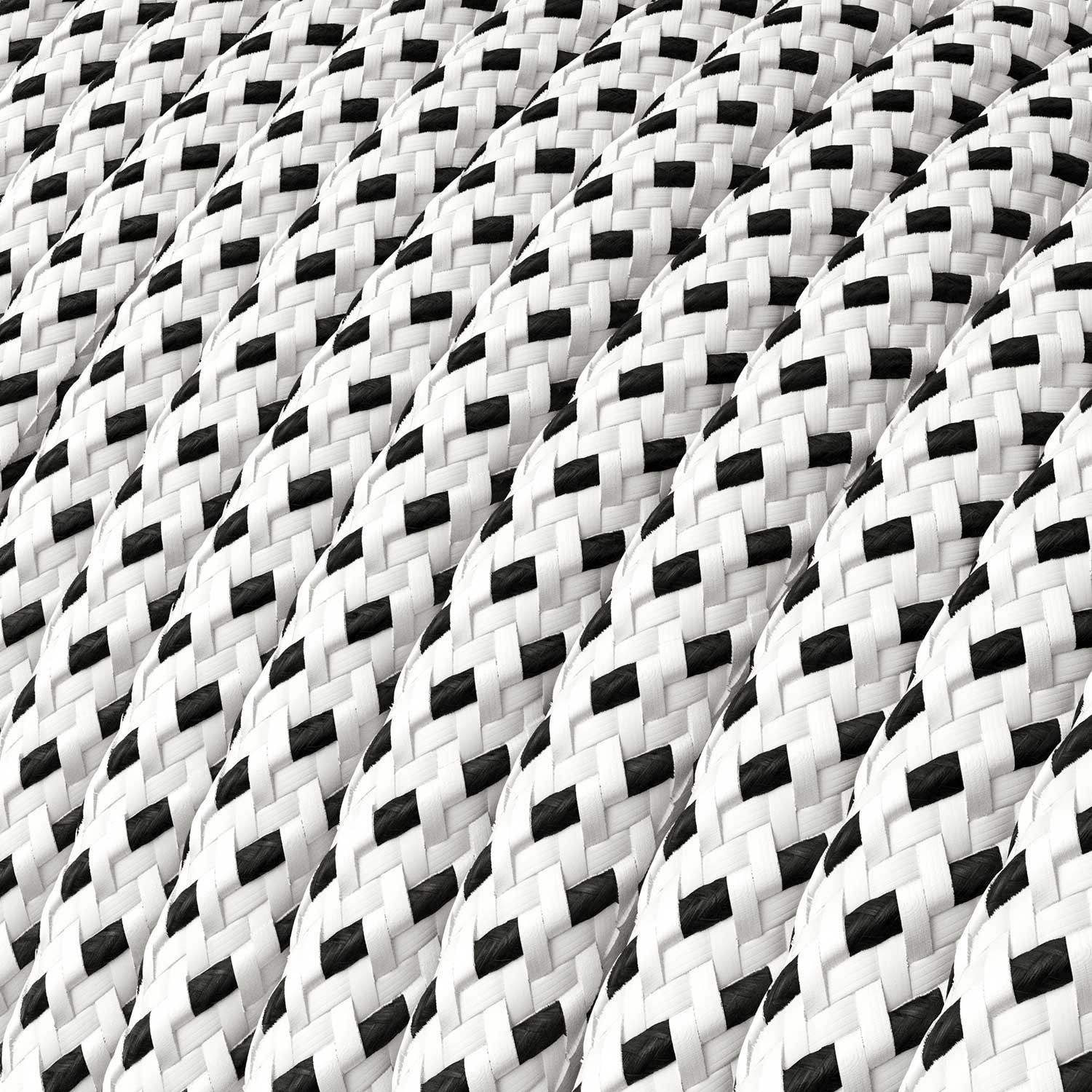 Round Electric Cable RT14 Stracciatella Rayon - UL listed
