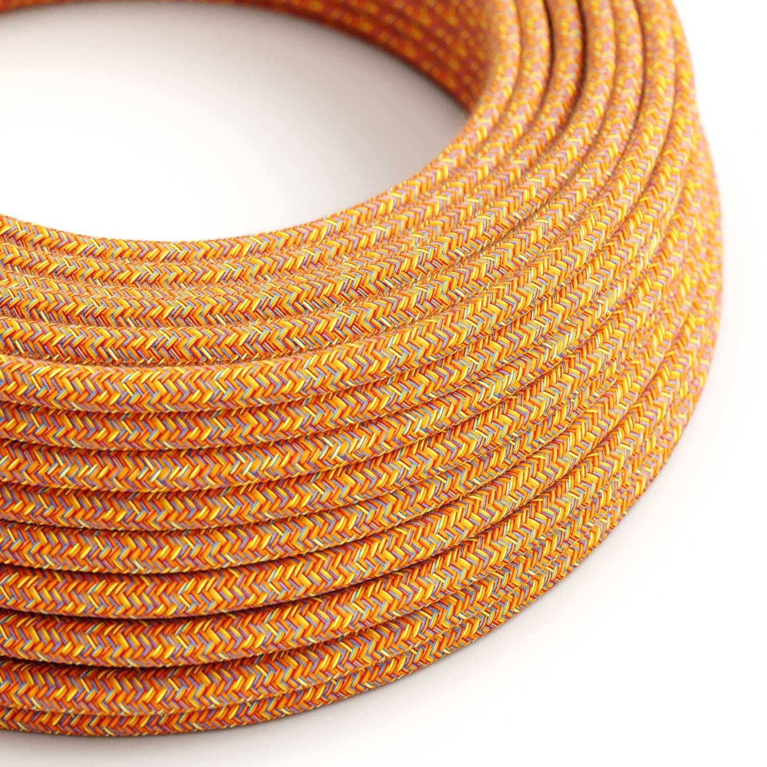 Round Electric Cable RX07 Indian Summer Cotton - UL listed