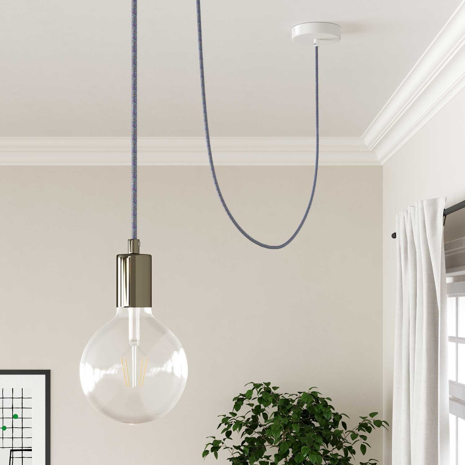 Round Electric Cable RX09 Lollipop Cotton - UL listed