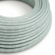 Cable eléctrico redondo RX12 Algodón Blue Haze - Certificación UL