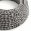 Cable eléctrico redondo RZ04 ZigZag Rayón Negro - Certificación UL