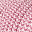 Cable eléctrico redondo RZ08 ZigZag Rayón Fucsia - Certificación UL
