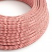 Cable eléctrico redondo RZ09 ZigZag Rayón Rojo - Certificación UL