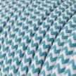 Cable eléctrico redondo RZ11 ZigZag Cyan Rayon - Certificación UL