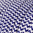 Cable eléctrico redondo RZ12 ZigZag Rayón Azul - Certificación UL