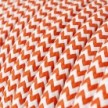 Cable eléctrico redondo RZ15 ZigZag Rayón Naranja - Certificación UL