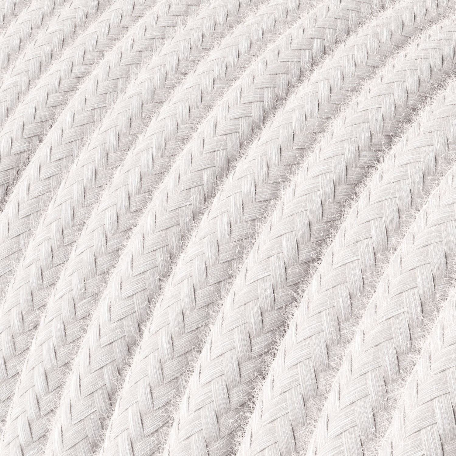 Round Electric Cable RC16 Pale Pink Cotton - UL listed