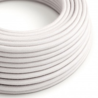 Cable eléctrico redondo RC16 Algodón Rosa pálido - Certificación UL