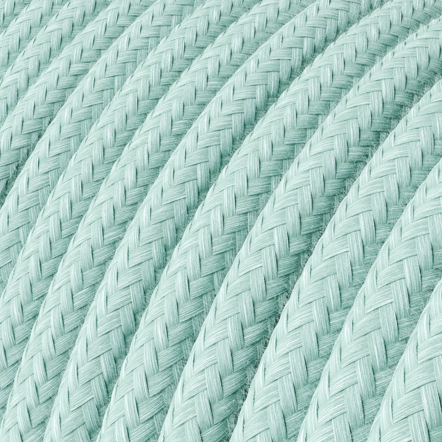Cable eléctrico redondo RC18 Algodón Verde Celadón - Certificación UL