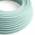 Cable eléctrico redondo RC18 Algodón Verde Celadón - Certificación UL