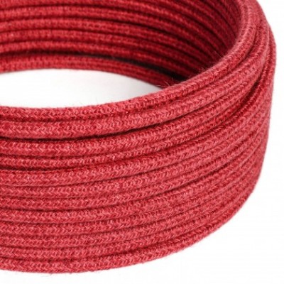 Cable eléctrico redondo RN24 Rojo cereza - Certificación UL