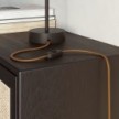 Cable eléctrico textil plano en color Whisky - PM22