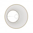 Pantalla Impero M en tela para lámpara de sobremesa o aplique con casquillo E27 - Made in Italy