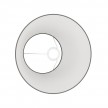 Pantalla Impero M en tela para lámpara de sobremesa o aplique con casquillo E27 - Made in Italy